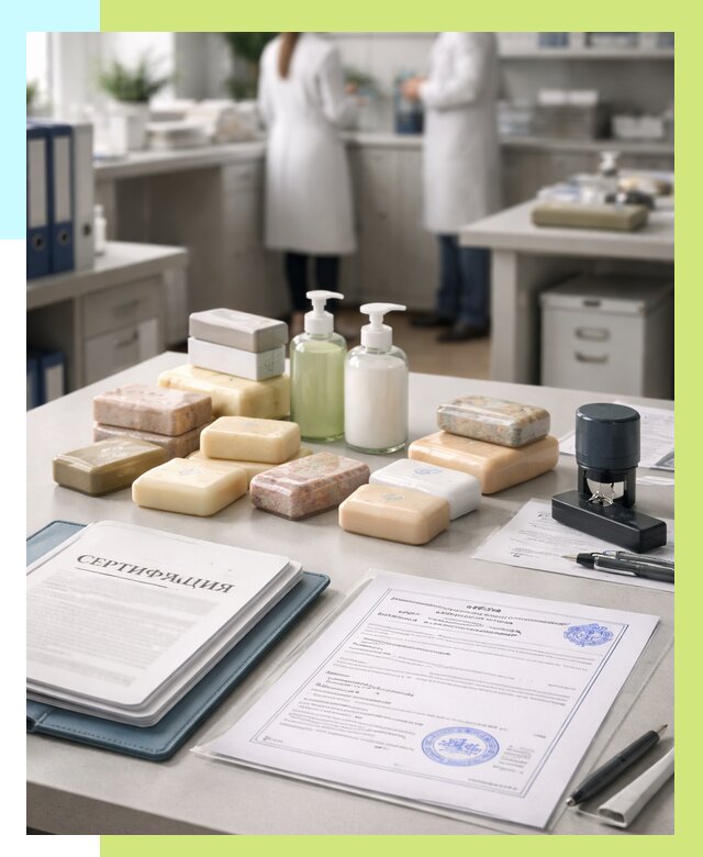 Сертификация мыла и сертификат на мыло в Новом Уренгое от 12478 | Алешин-Нвг