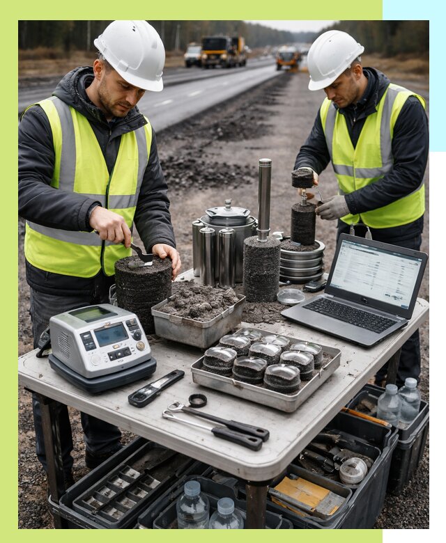 Сертификация асфальта: испытания и подтверждение в Новом Уренгое