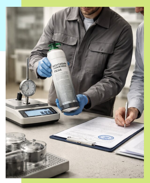 Сертификация монтажной пены в Новом Уренгое от 15597 р. | Алешин-Нвг