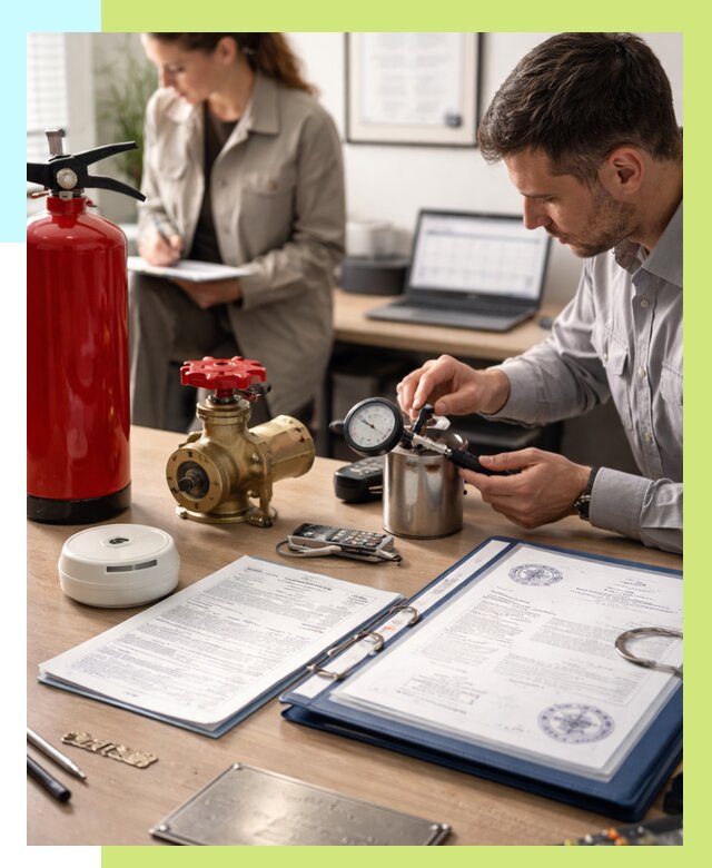 Сертификация пожарного оборудования в Новом Уренгое от 15597 р.|Алешин-Нвг