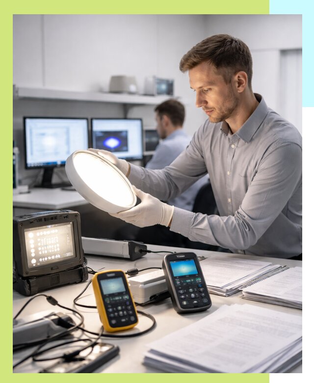 Сертификация светильников в Новом Уренгое: испытания и оформление