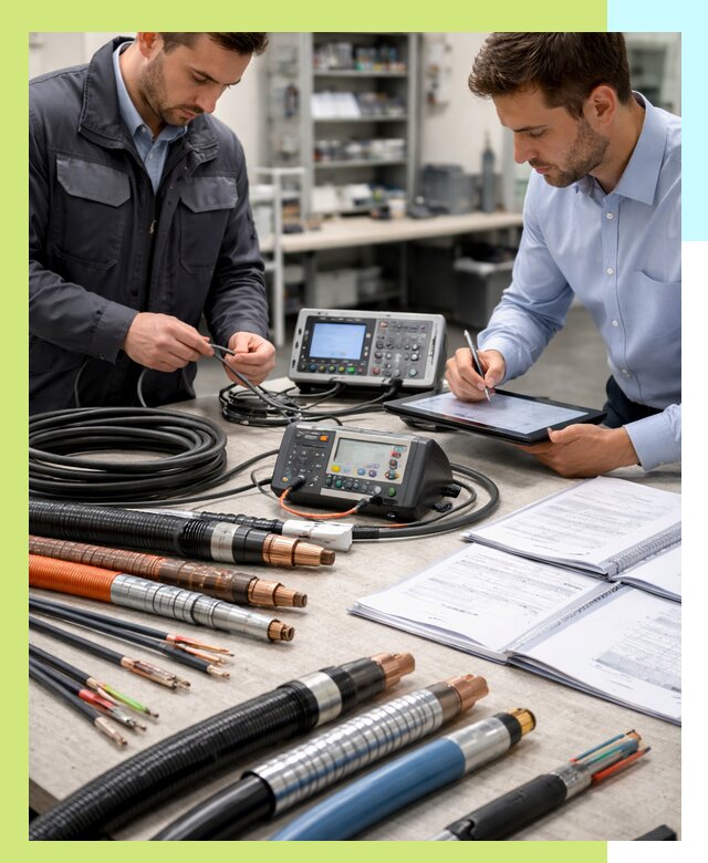 Сертификация кабеля и электропроводки в Новом Уренгое под ключ