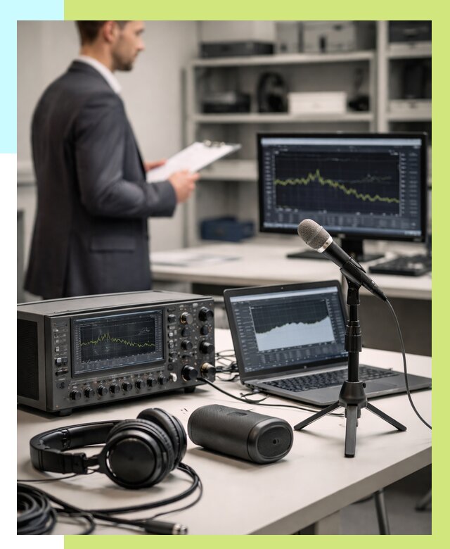 Сертификация аудиотехники в Новом Уренгое от 15597 р., Алешин-Нвг