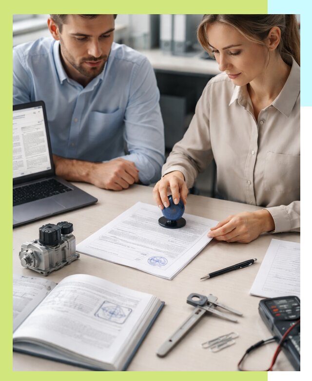 Выдача паспорта изделия и техническая экспертиза продукции в Новом Уренгое