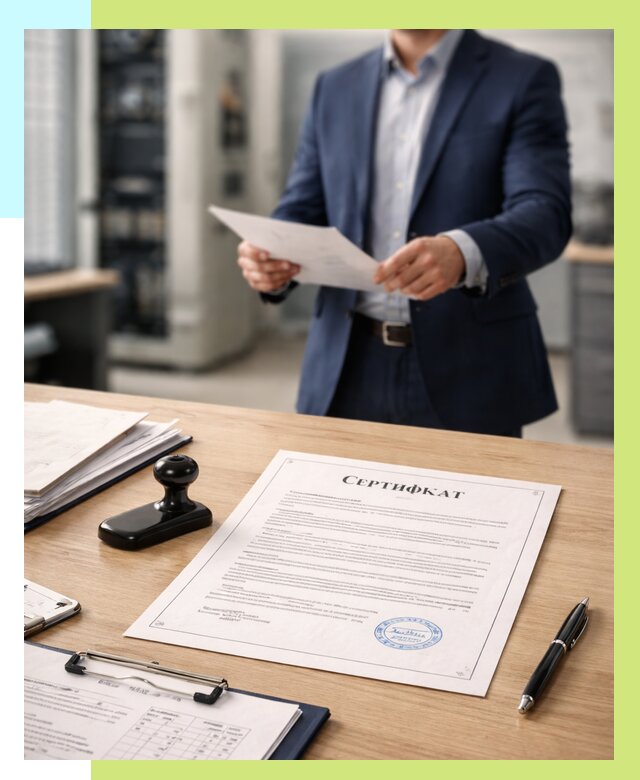 Сертификат на оборудование в Новом Уренгое от 15597 р. | Алешин-Нвг