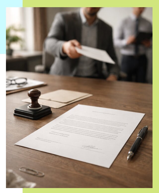 Отказное письмо по сертификации в Новом Уренгое от 3639 р. | Алешин-Нвг