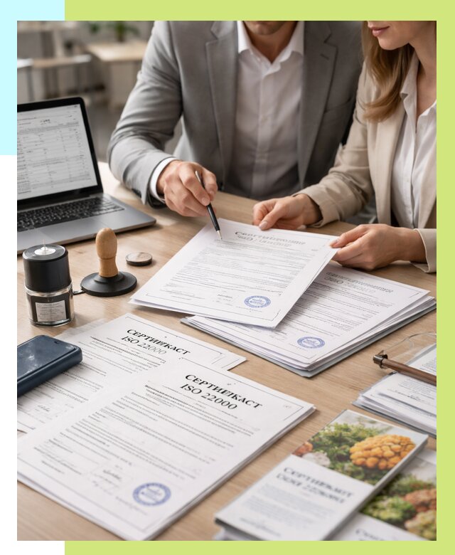 Сертификат ISO 22000 в Новом Уренгое от 41592 р. под ключ | Алешин-Нвг